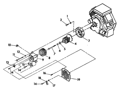 Generator Diagram and Parts List for 5563-0-C8000  Briggs and Stratton Generator